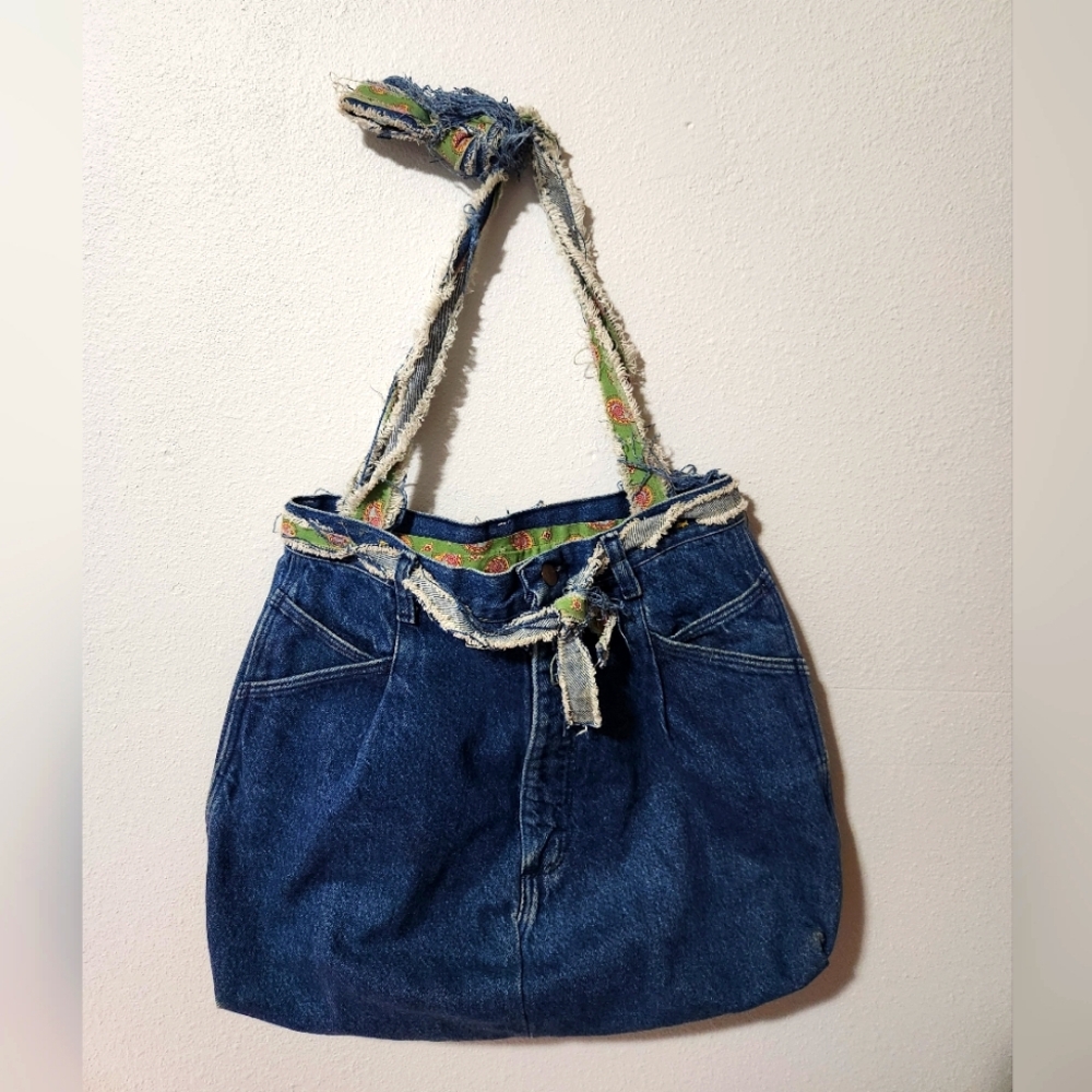 Vintage one of a kind wrangler tote